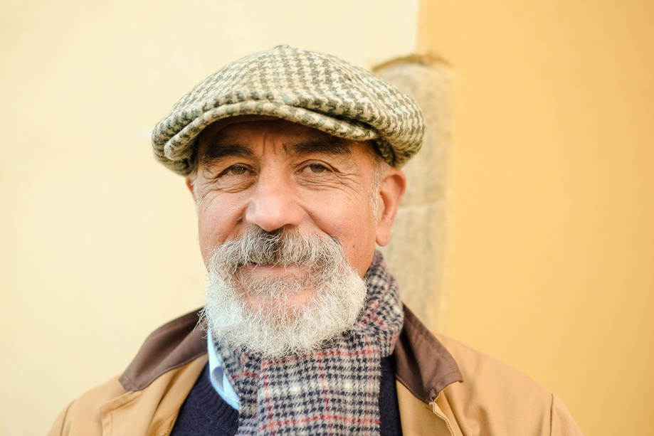 Senior Man Standing on the Street